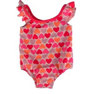 Carter's Infant Heart One Piece Swimsuit - Size 12M